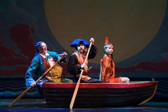 Buddy Woodward as Mr. Smee with Christopher Dwyer — Peter Pan (2008)