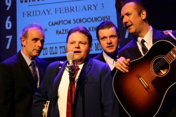 Buddy Woodward as George Shuffler with Ed Snodderly, Gill Braswell, Brandon Storey — Man of Constant Sorrow (2005–07)