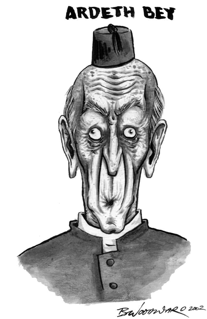 #2: Ardeth Bey — Not on the Guest List character illustration