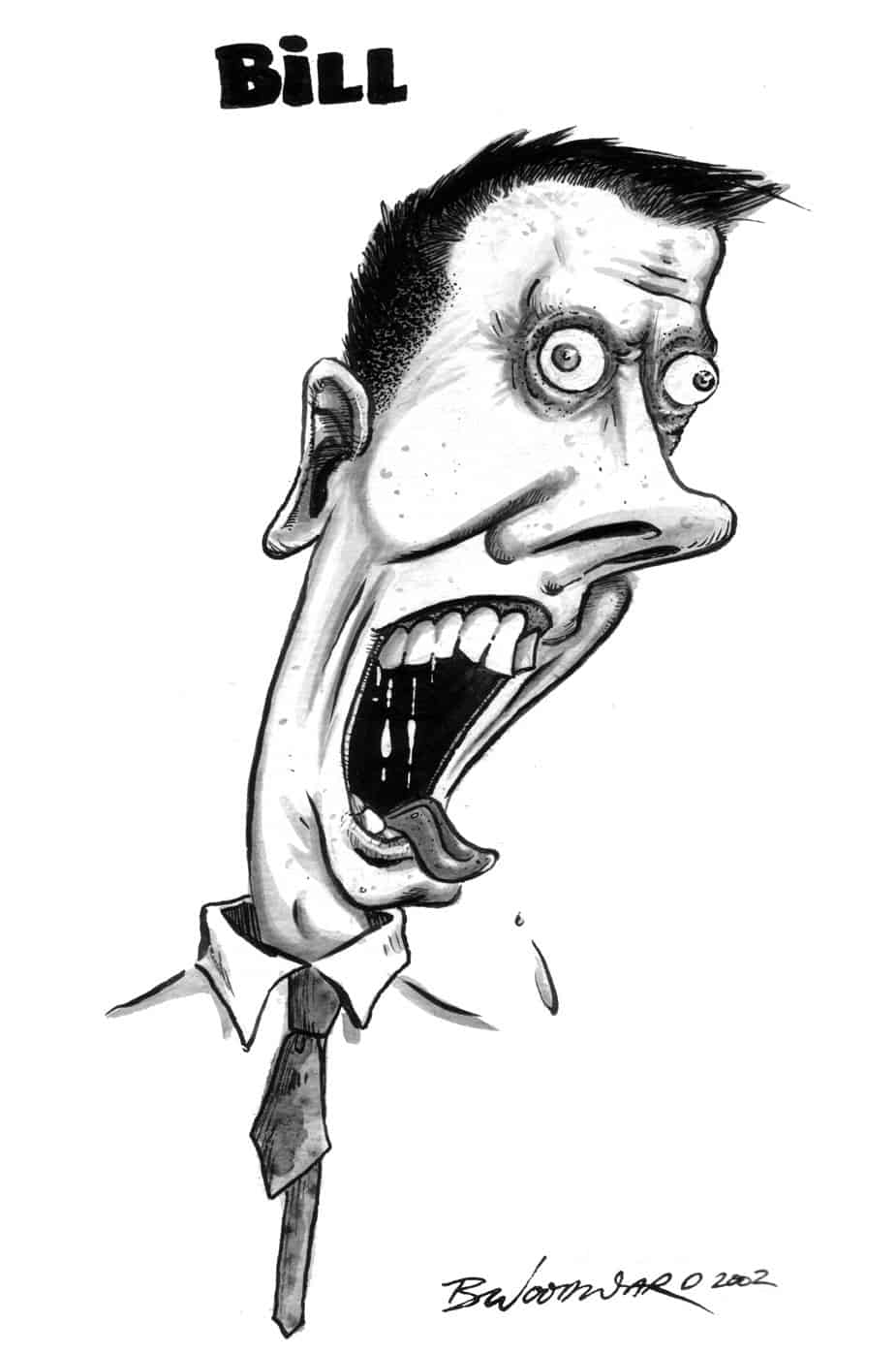 #8: Bill — Not on the Guest List character illustration