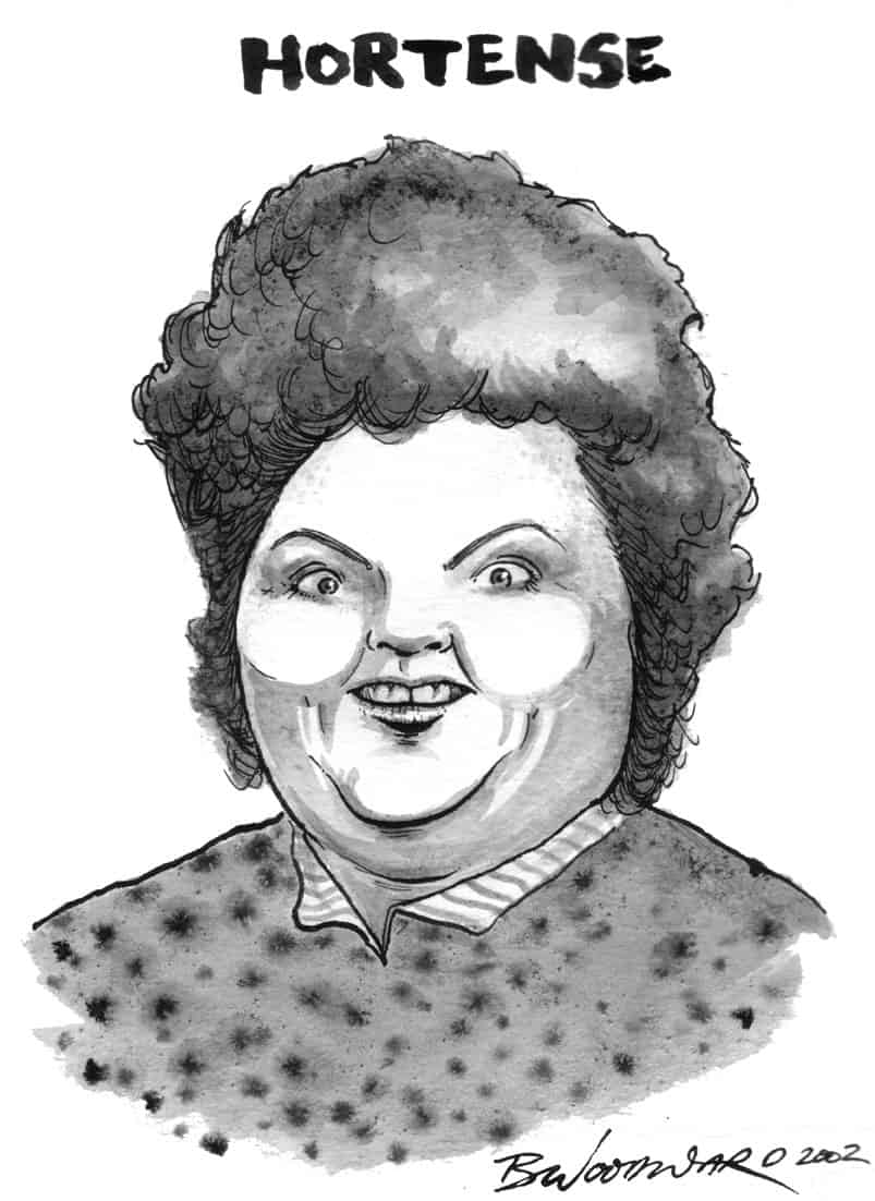 #3: Hortense — Not on the Guest List character illustration