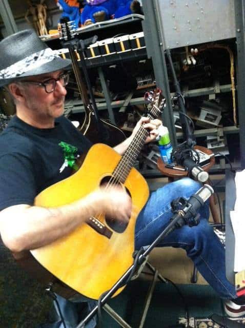 Getting ready to record George through a pair of KEL HM3-Cs, Spartanburg, SC